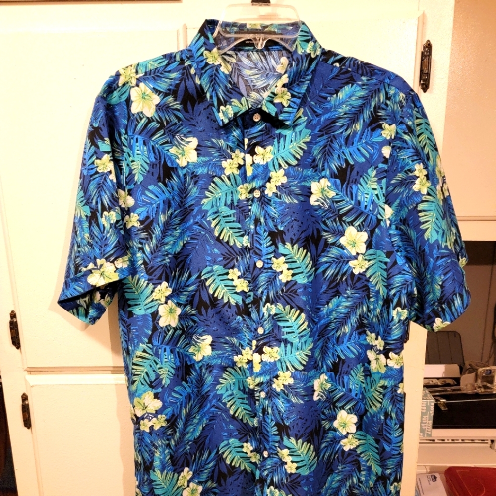 SSLR Mens tropical print  shirt